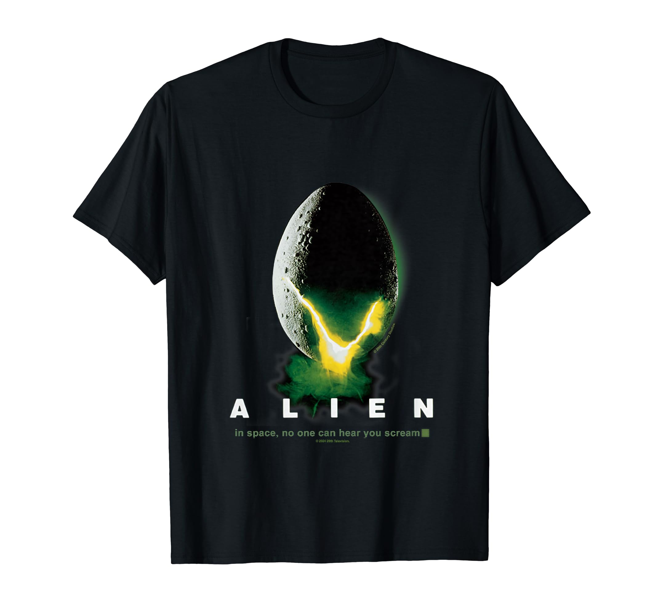 in Space No One Can Hear You Scream Big Chest Poster T-Shirt
