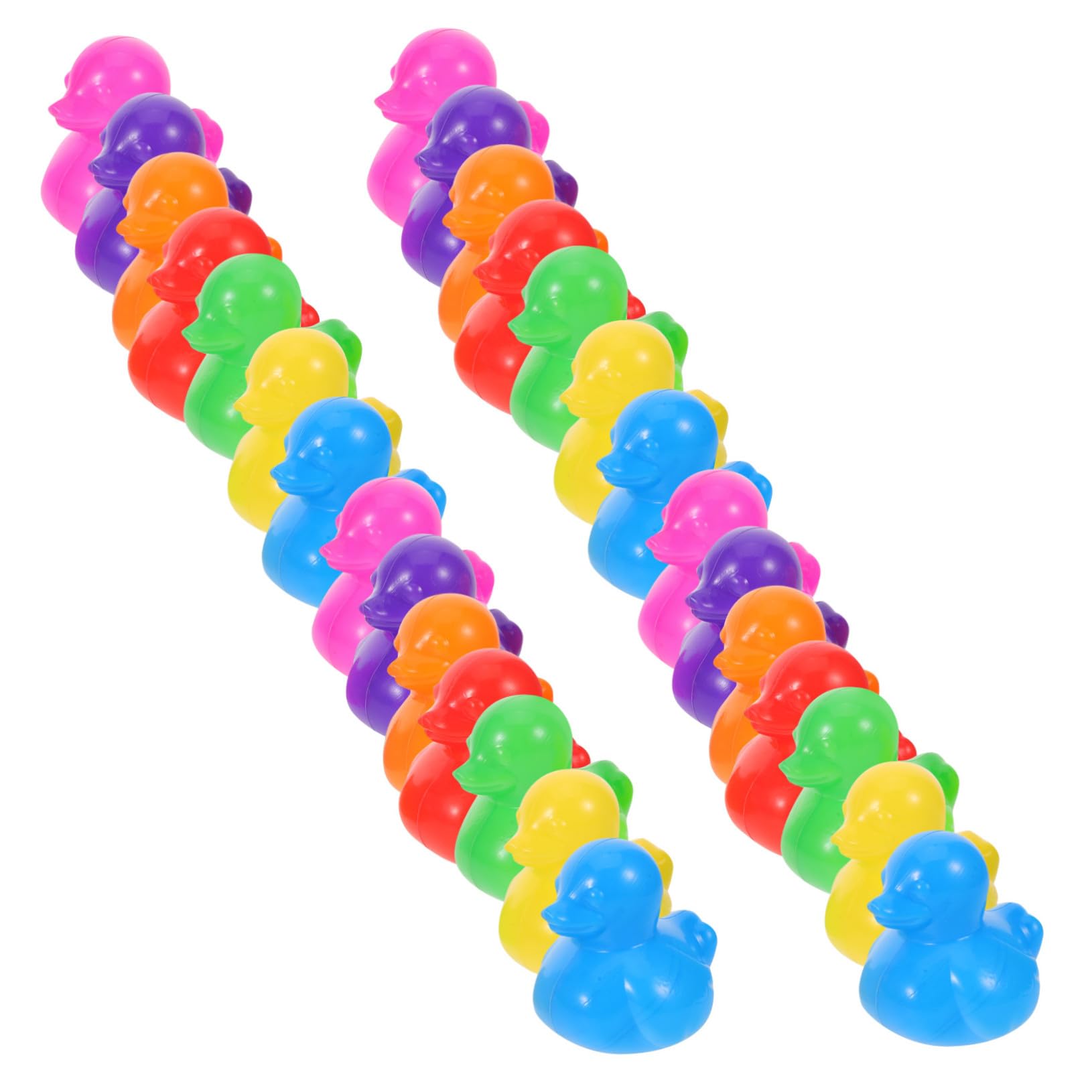 KOMBIUDA Palline Plastica Giocattolo di a Piscina per Forma Anatra Pe 70 e Giochi Sicura Superficie Liscia, 70 Pezzi D'acqua Ragazzo Ragazza Vaschette Indoor