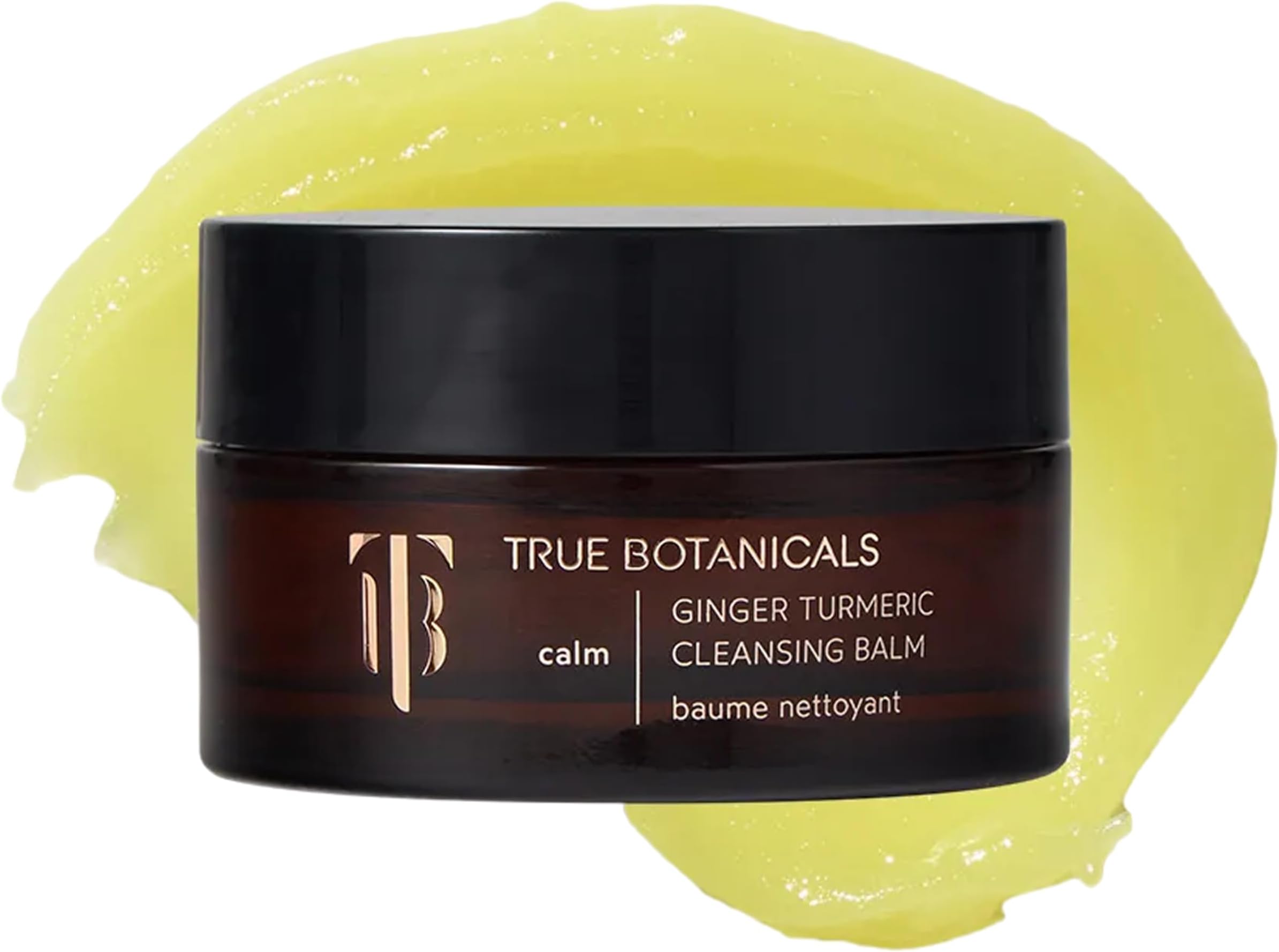 Ginger Turmeric Cleansing Balm | Natural Hydrating Facial Cleanser + Makeup Remover for Dry & Sensitive Skin | Nourishing Oil Cleanser with Ceramides & Antioxidants | Vegan | 3.4 fl oz