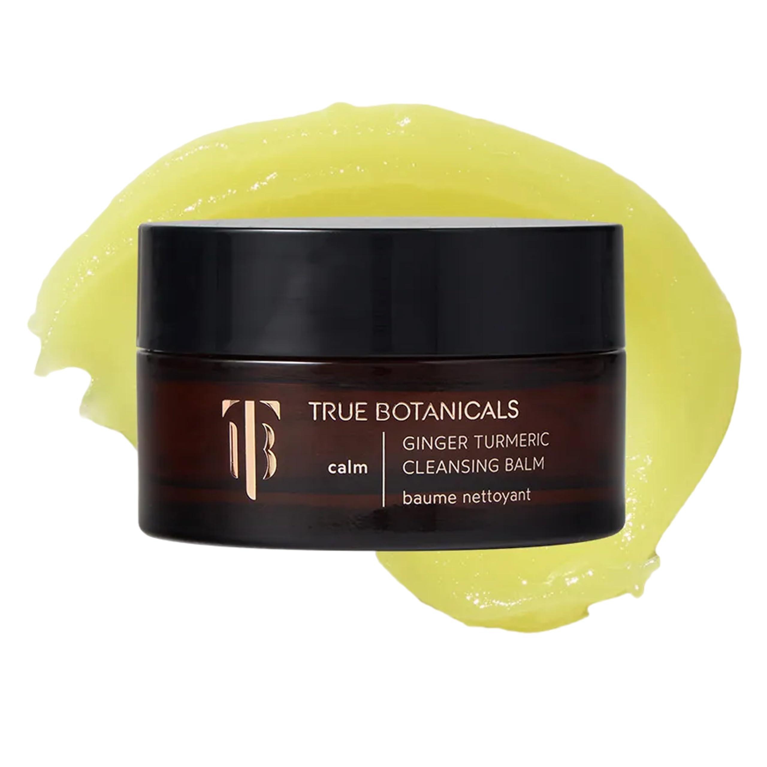 Ginger Turmeric Cleansing Balm | Natural Hydrating Facial Cleanser + Makeup Remover for Dry & Sensitive Skin | Nourishing Oil Cleanser with Ceramides & Antioxidants | Vegan | 3.4 fl oz