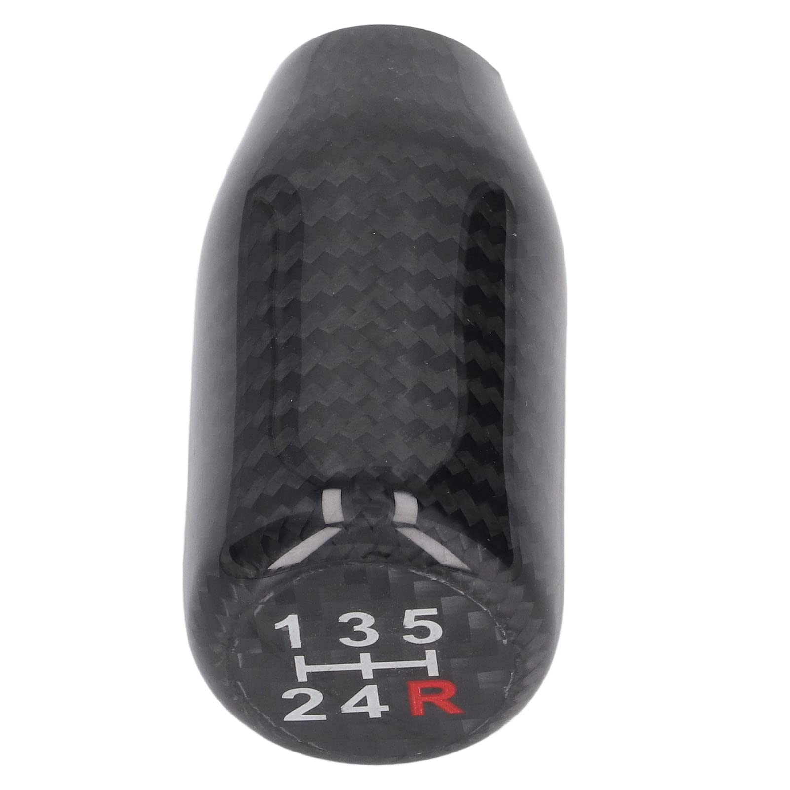 Pomello Cambio Fibra Carbonio Manopola 5 Marce