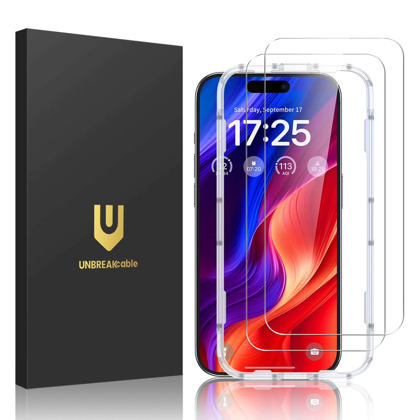 Photo 1 of UNBREAKcable Screen Protector for iPhone 16