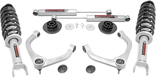 Rough Country Kit de elevación de 3 pulgadas con puntales N3 para Ram 1500 4WD 2012-2018 - 31231