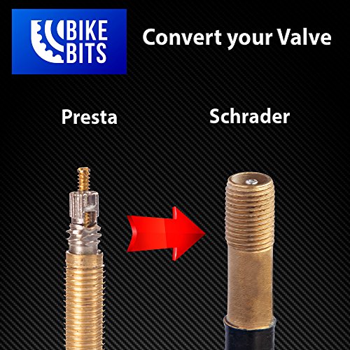 Bike Bits Presta Valve Adapter Convert Presta To