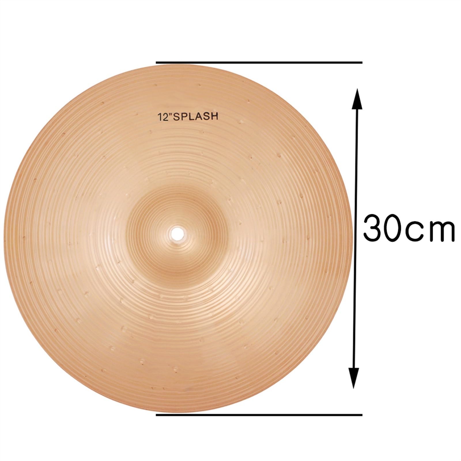 Kit De 5 Cymbales 12/14/16/18/20 Pouces Hi-Hat Drum Cymbals Crash Cymbal Percussion Instruments Accessoires pour Instruments à Percussion