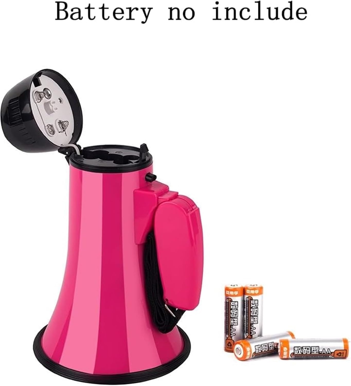Megaphone, Hand 25 Watt Bullhorn with Siren Loud Speaker for Indoors and Outdoors Microphone