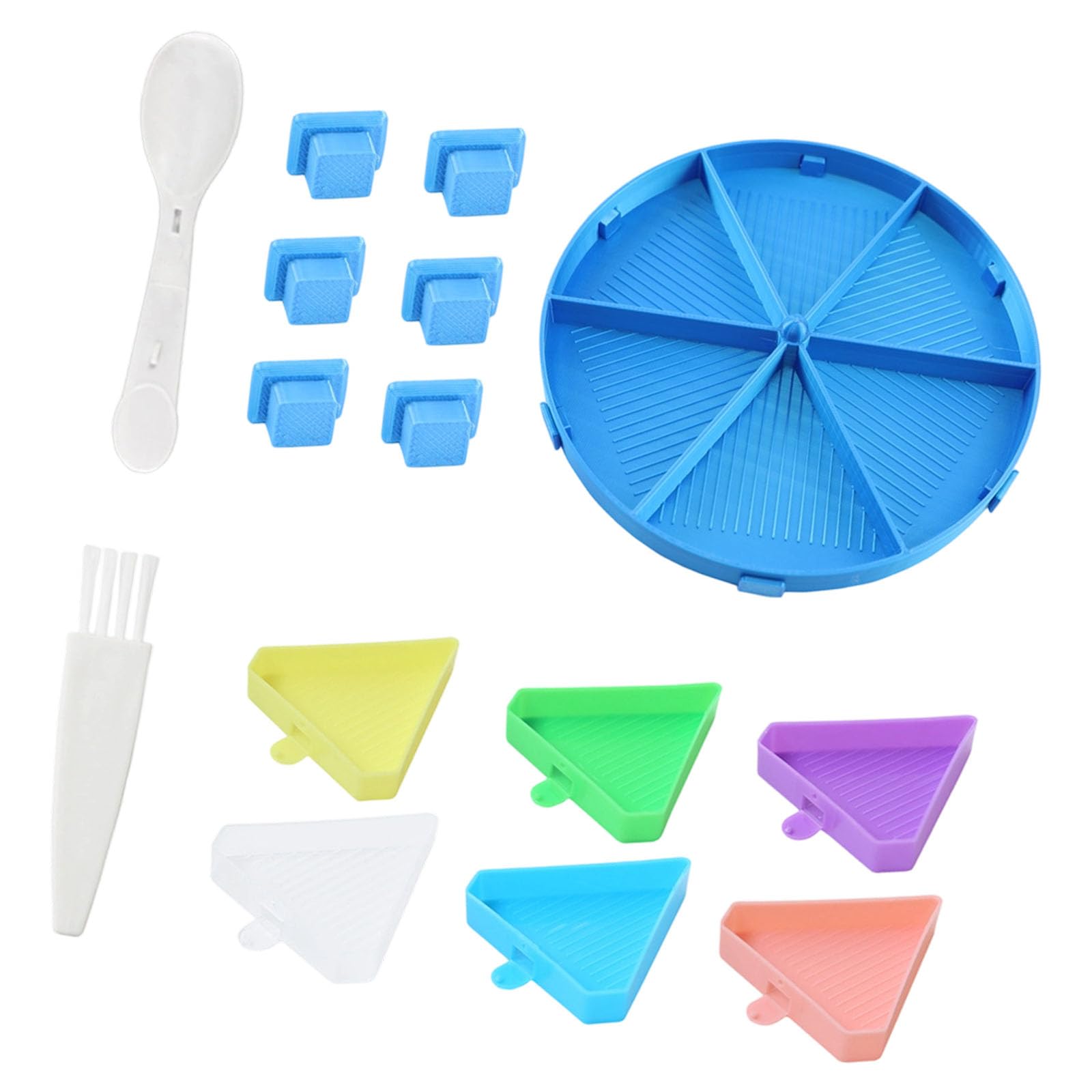 PANFHGFG Multifunctional Beads Art Round Tray Set Polylactic Acid Efficient Sifting Designs Easy to Cleaning for Enthusiasts Drill Sifter