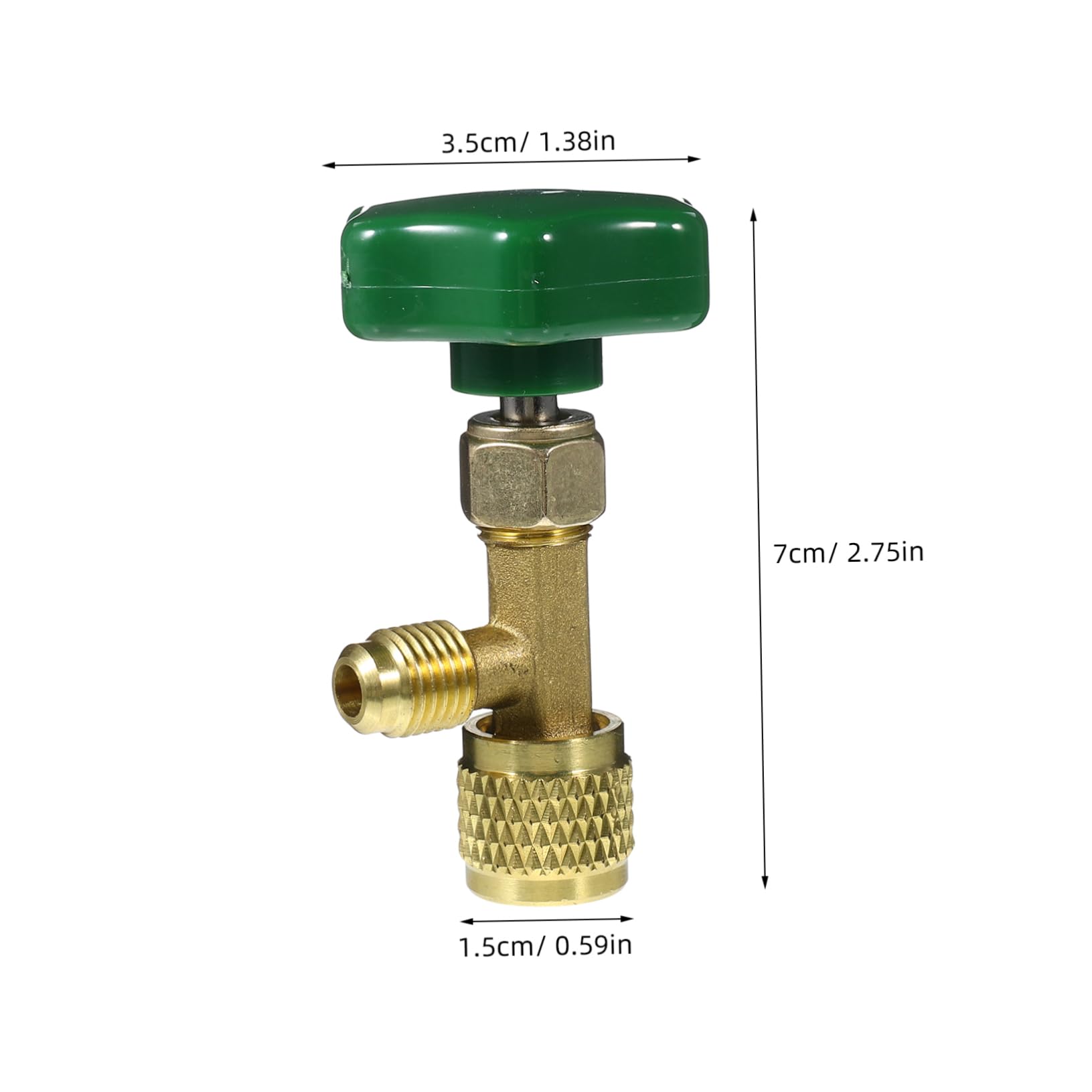 FUNOMOCYA Tank Adapters Car Valve Safety Valve for Easy to Operate Universal Ball Valve