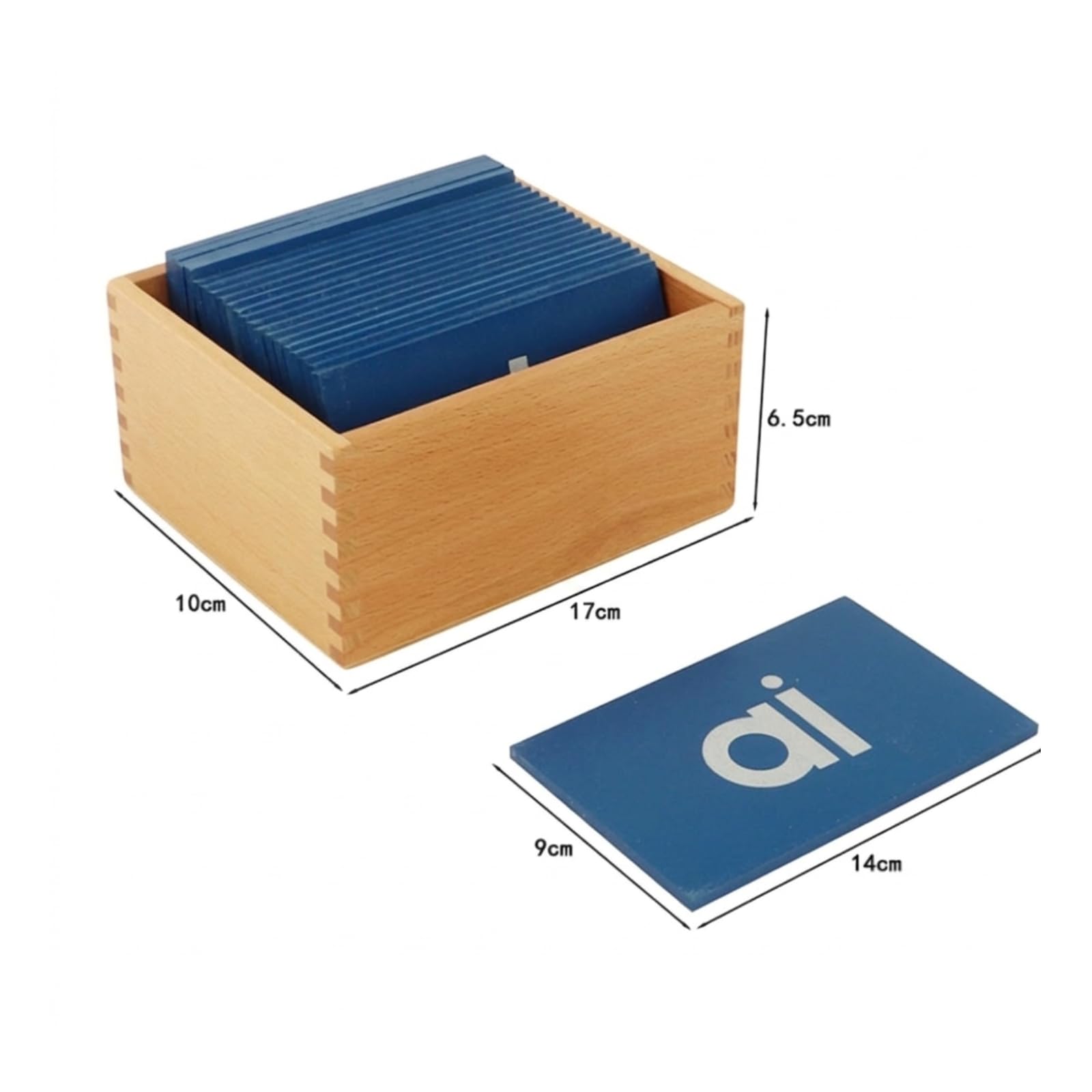 Lettere Smerigliate con Scatola Sensoriale con Lettere Smerigliate Educativo Materiale Didattico per Asilo Nido