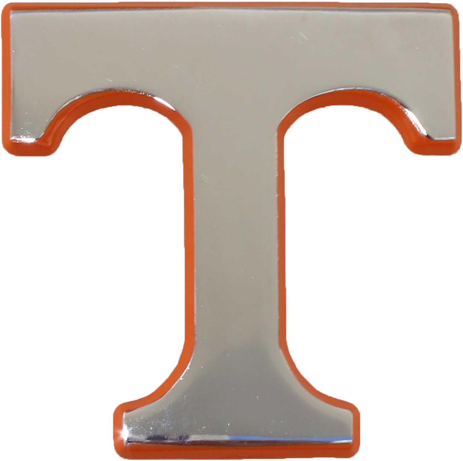 University of Tennessee Metal Auto Emblem with Orange Trim
