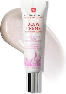 Erborian - Glow Cream - Ultra-Radiant Effect & Illuminating Daily Face Cream - Radiance Boosting Primer for Fresh & Dewy Finish with Glowing Complexion Brightens