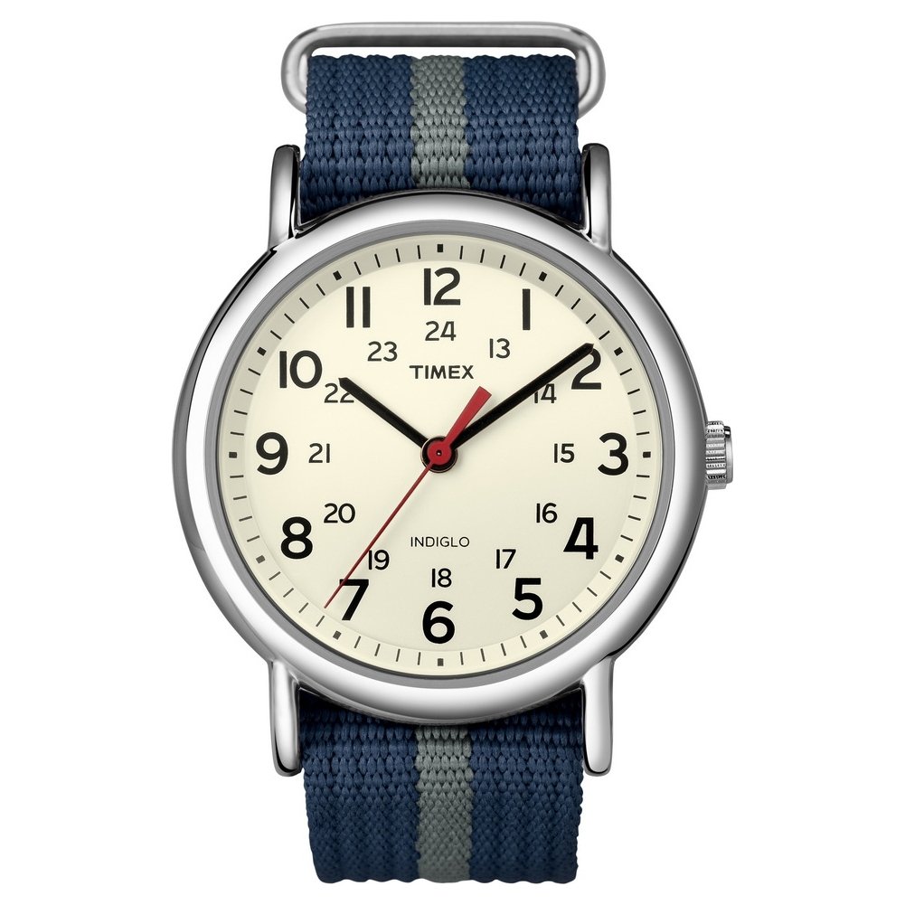 [タイメックス]TIMEX ウィークエンダー セントラルパーク クリーム×ネイビー/グレー T2N654 【正規輸入品】