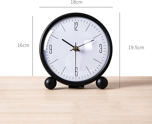 Miniatura 3 de OUSIKA Reloj de mesa/reloj de escritorio Reloj de escritorio Sala de estar Reloj para el hogar Adornos Escritorio Escritorio simple Pequeño Reloj de