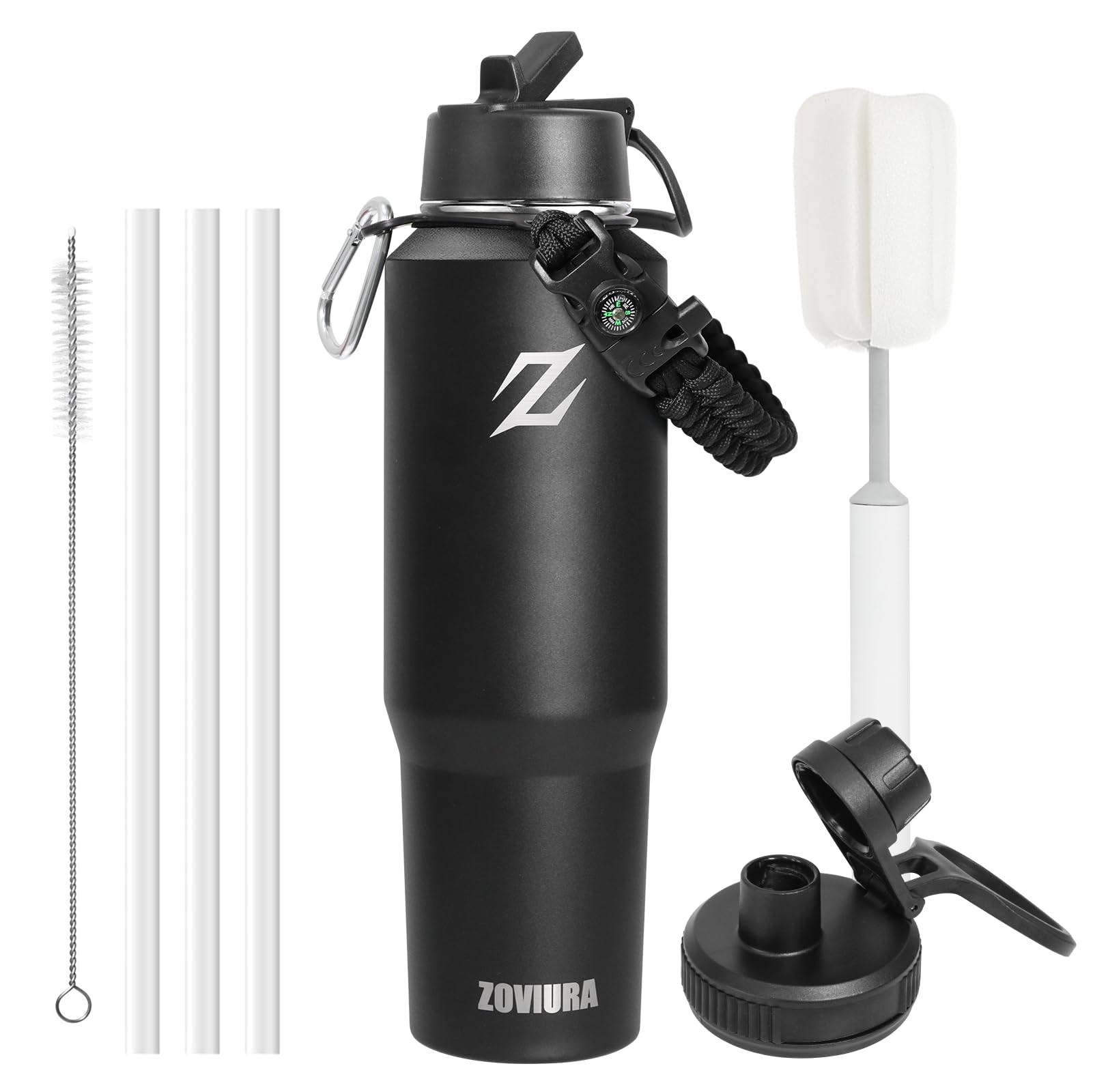 Amazon.com: Zoviura 40oz Insulated Water Bottle, Insulated Tumbler