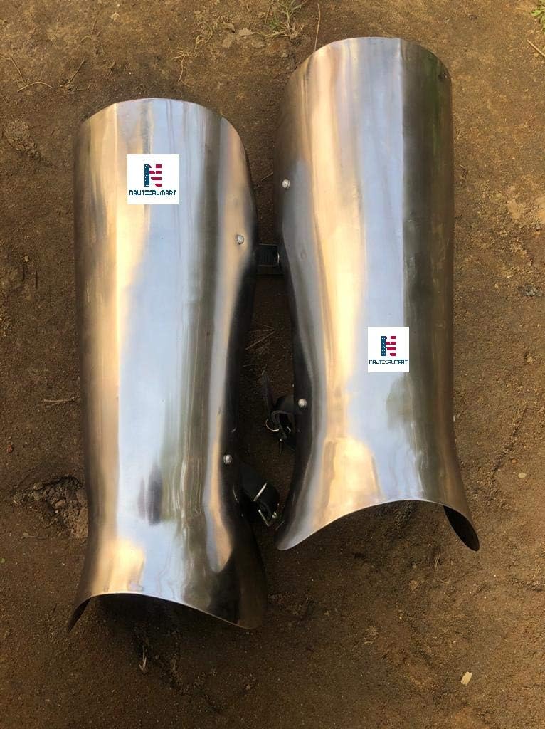 Nautical-Mart Medieval Functional Greaves Armor Leg Guard