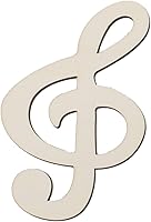 Vista 3 de Notas musicales Recortes de madera 9pcs