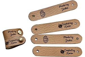 Custom Content Handmade Leather Embossed Tags