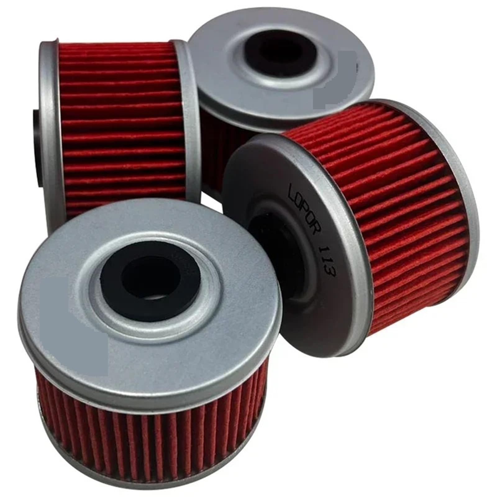 Filtro olio per motociclette Adatto per Honda TRX420FPE Fourtrax Rancher Servosterzo 09-13 TRX420FPM 09-14 TRX420TE TRX420TM 07-24 Filtro olio(4pc)