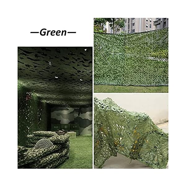 Grün Dekorative Tarnung Und Schatten，Camo Netz Markisen Für Camping Verstecken Jagd Tarnzelt Tarnung Sonnenschirm Netz… – Bild 6