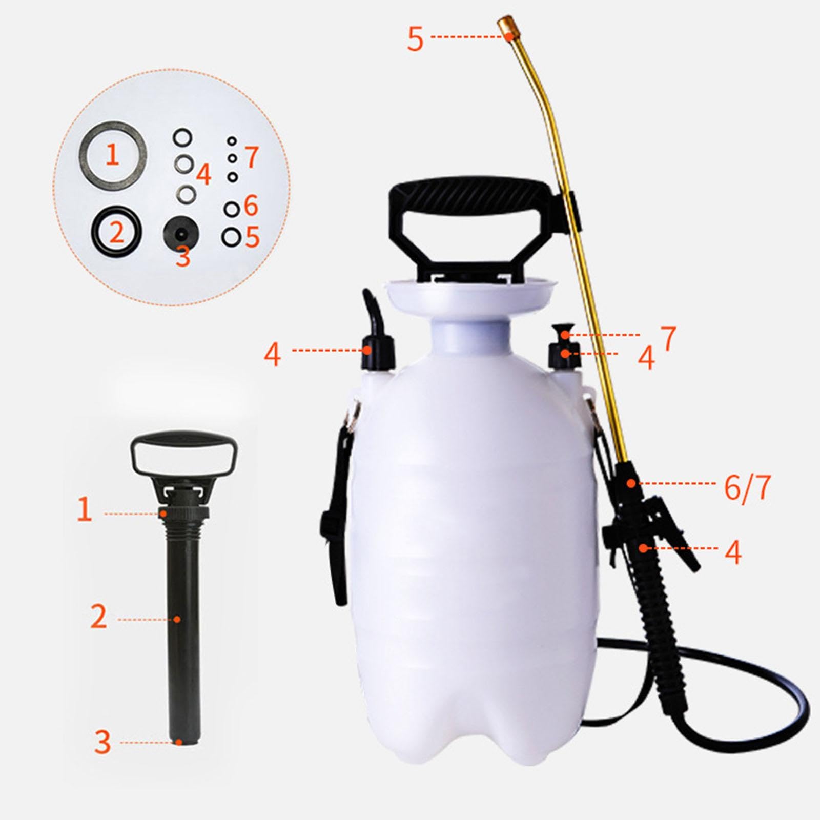 Grande capacità 4 litri Applicatore esterno per giardinaggio con costruzione robusta nebulizzazione fiore irrigazione bottiglia