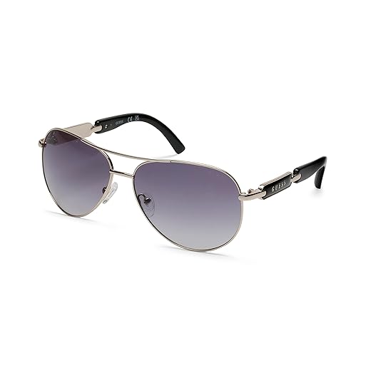 GUESS Factory Óculos de sol feminino de metal Pilot