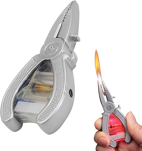 Encendedor de antorcha, alicates creativos, encendedor de butano con diseño de llave, encendedor de gas butano resistente al viento, encendedor de