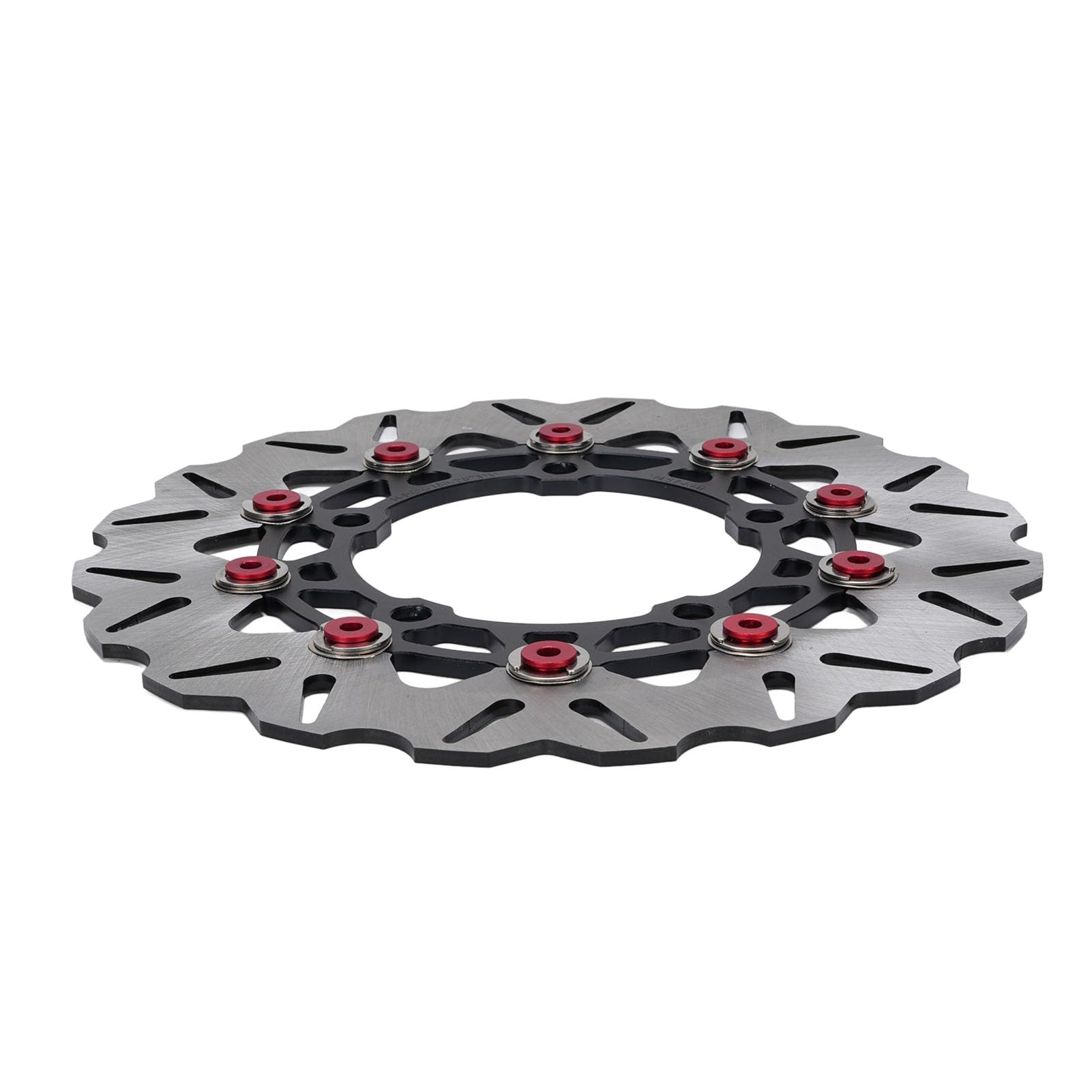 POENVFPO Rotore Disco Freno Ruota Anteriore da 300 Mm, Rotore Freno a Disco Anteriore in Acciaio Inossidabile con in Alluminio CNC, Design con Scanalatura Flottante, Dissipazione del Calore, per