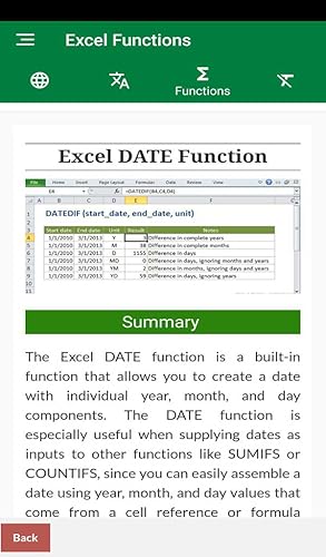 Excel Formulas Guide