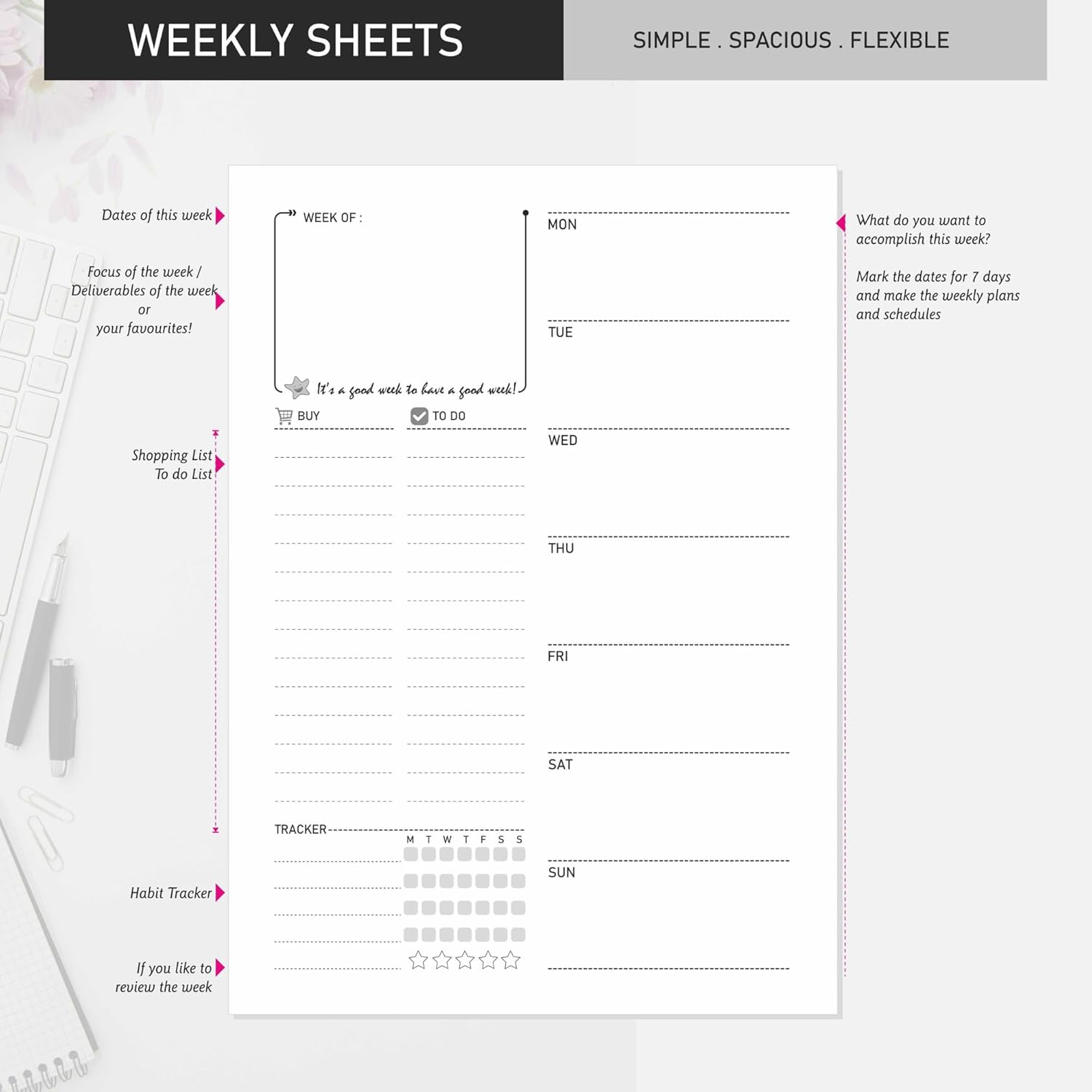 PostersInc Weekly & Daily Planner For 3 Months, Spiral Notebook, Diary Ruled & Undated Journal Book, Fitness Journal, Meal & To Do List Planner, Study & Habit Tracker, 80 GSM Paper 220 Pages (Fall in Love) PostersInc Weekly & Daily Planner For 3 Months, Spiral Notebook, Diary Ruled & Undated Journal Book, Fitness Journal, Meal & To Do List Planner, Study & Habit Tracker, 80 GSM Paper 220 Pages (Fall in Love)