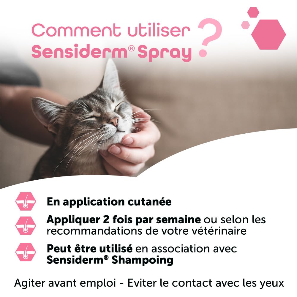 MP Labo Sensiderm® Spray 300 ML - Hydratant et apaisant - Technologie Skin Barrier Protect™ - Chien et Chat