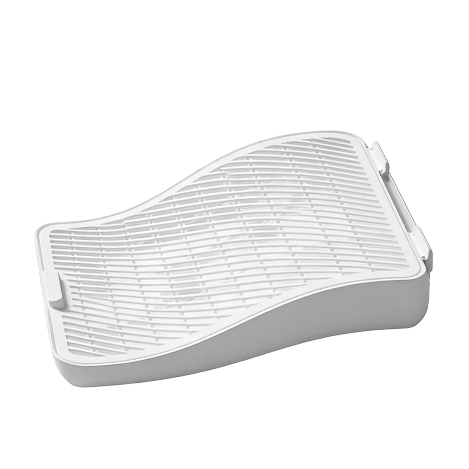 Cocoarm Rampa na kuwetę dla Kota PP Kuweta o Regulowanej Wysokości Stopień 44 X 35 X 8 Cm Dwuwarstwowa, Antypoślizgowa, Wodoodporna Konstrukcja do Sprzątania Domu Koty i Starsze Zwierzęta