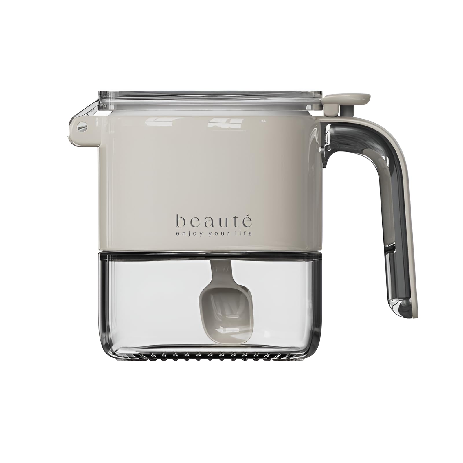 Amazon｜[Snughom]調味料ポット 400ml 調味料入れ 砂糖塩入れ容器 密閉