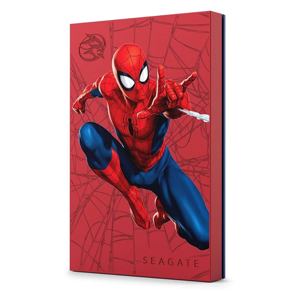 Seagate FireCuda スパイダーマン 2TB HDD Seagate Spider-Man SE FireCuda 2TB External USB 3.2 Gen 1