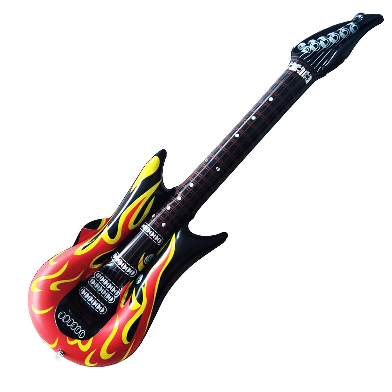 Inflatable Saxophone Costume Prop - Blow Up Disco 80s Rock N Roll Party Instrument