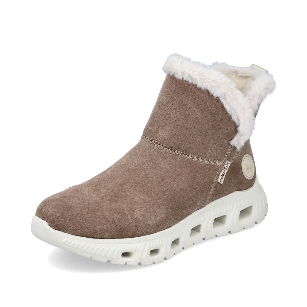 Rieker Mujer Botas M6050, señora Botas de Invierno,Repelente,riekerTEX