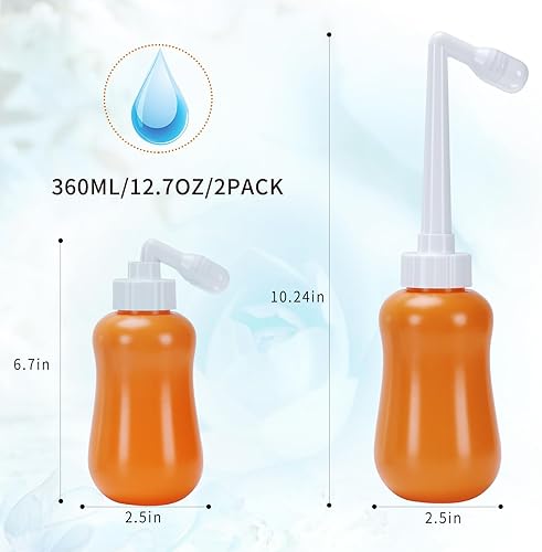 Miniatura 3 de Peri Botella para cuidado posparto, para artículos esenciales posparto, cuidado femenino, naranja