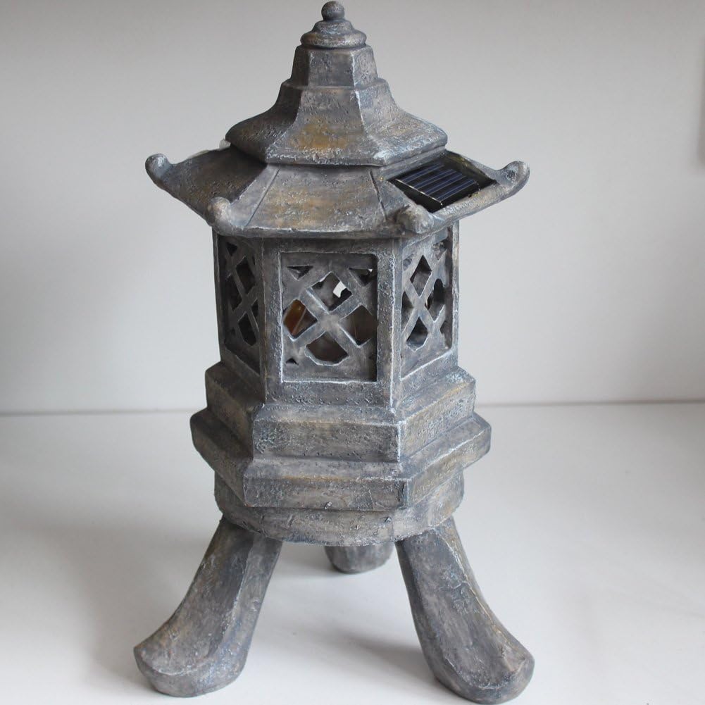 Solar Retro Pergola Statue Garden Light