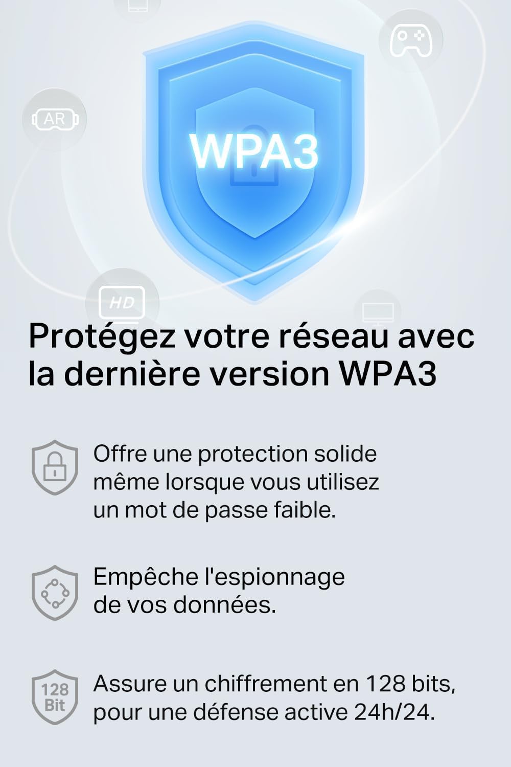 MERCUSYS MA30H TP-Link Clé WiFi Puissante AC1300Mbps, Adaptateur USB WiFi, Antennes à Gain Elevé, Dongle WiFi, Bi-Bande, MU-MIMO, Brancher et Utiliser, Compatible avec Windows 11/10/8.1/7