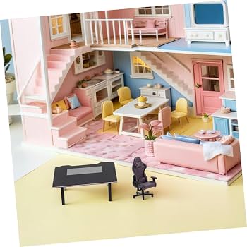 Amazon.co.jp: Healeved ミニチュアコンピュータゲーミングチェアと