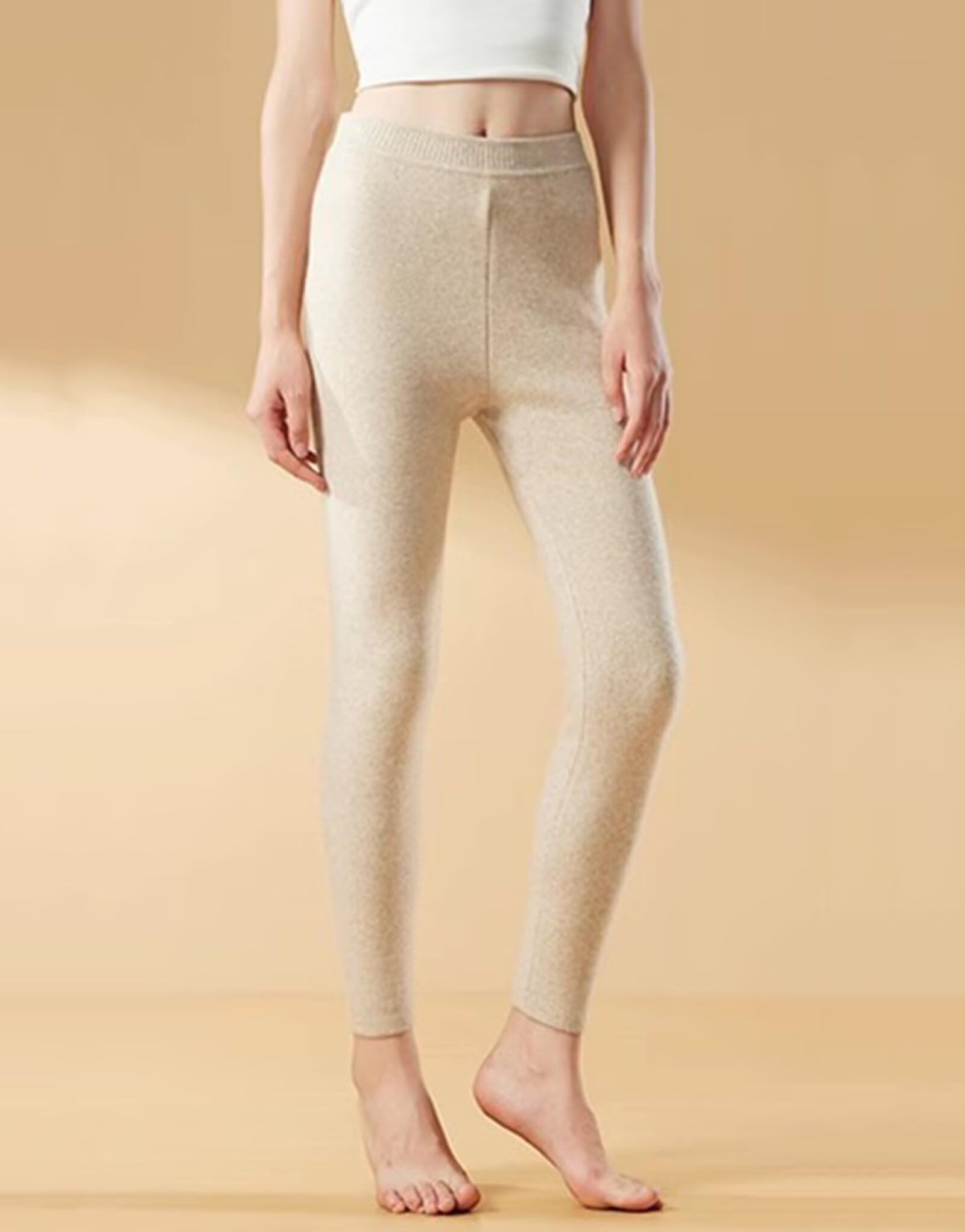 Women Cashmere Leggings Thermal Underwear Bottoms Trouser Long Johns