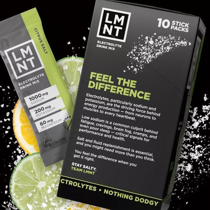 LMNTs Zero-Sugar Electrolytes Sports Drink - Citrus Salt - 2.1oz/10ct with Solar Pal, dancing flamingo with sunglasses - Image 3