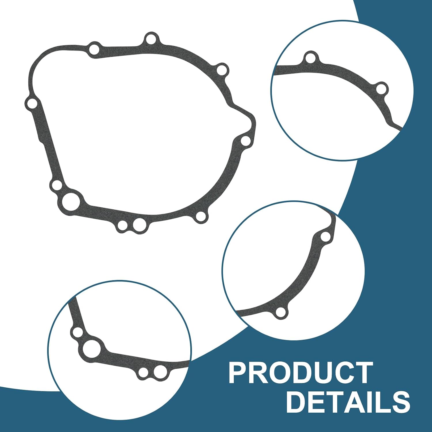 2 Pack Stator Crankcase Cover Gasket Replacement Compatible with 2006-2019 GSXR600 GSXR750 Series Model, Replaces Part #11483-01H00