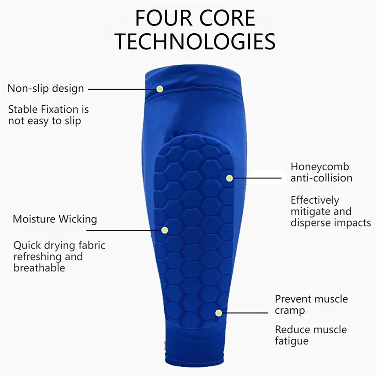 Rodillera Compresion 1 pieza de mangas compresión deportivas for piernas, protectores pantorrillas for mujeres y hombres, fútbol, ​​baloncesto