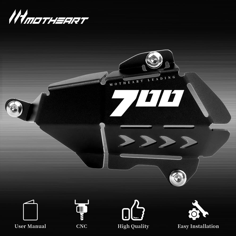 Scudo di protezione della pompa dell'acqua per moto Tenere 700 (T7) (XTZ700) 2019-2024 protezione della pompa dell'acqua CNC facile da montare tenere 700 (t7) accessori (nero)
