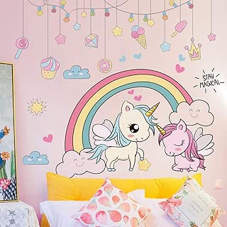 Ufengke Stickers Muraux Animaux Montgolfieres Autocollants Mural Licorne Girafe Elephant Pour Chambre Enfants Bebe Pepiniere Salon Decoration Murale Bebe Puericulture Accessoires Et Decorations Mkyra Org