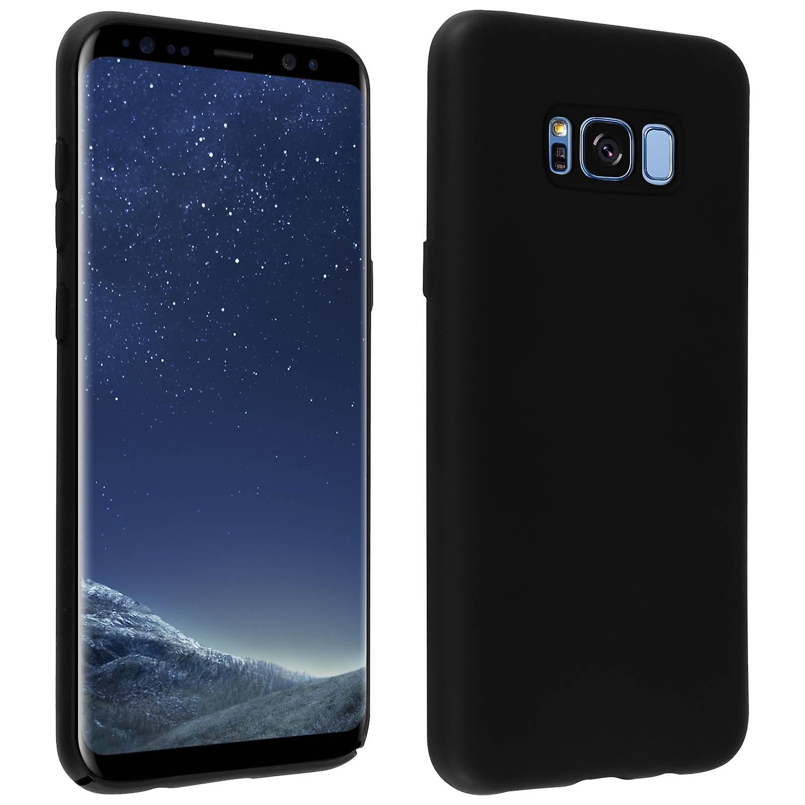 Case for Samsung Galaxy S8 Plus Back Cover Black Slim Fit for Soft TPU Cover Flexible Silicone Cover Matte Samsung Galaxy S8 Plus by Emodil ® (Black)
