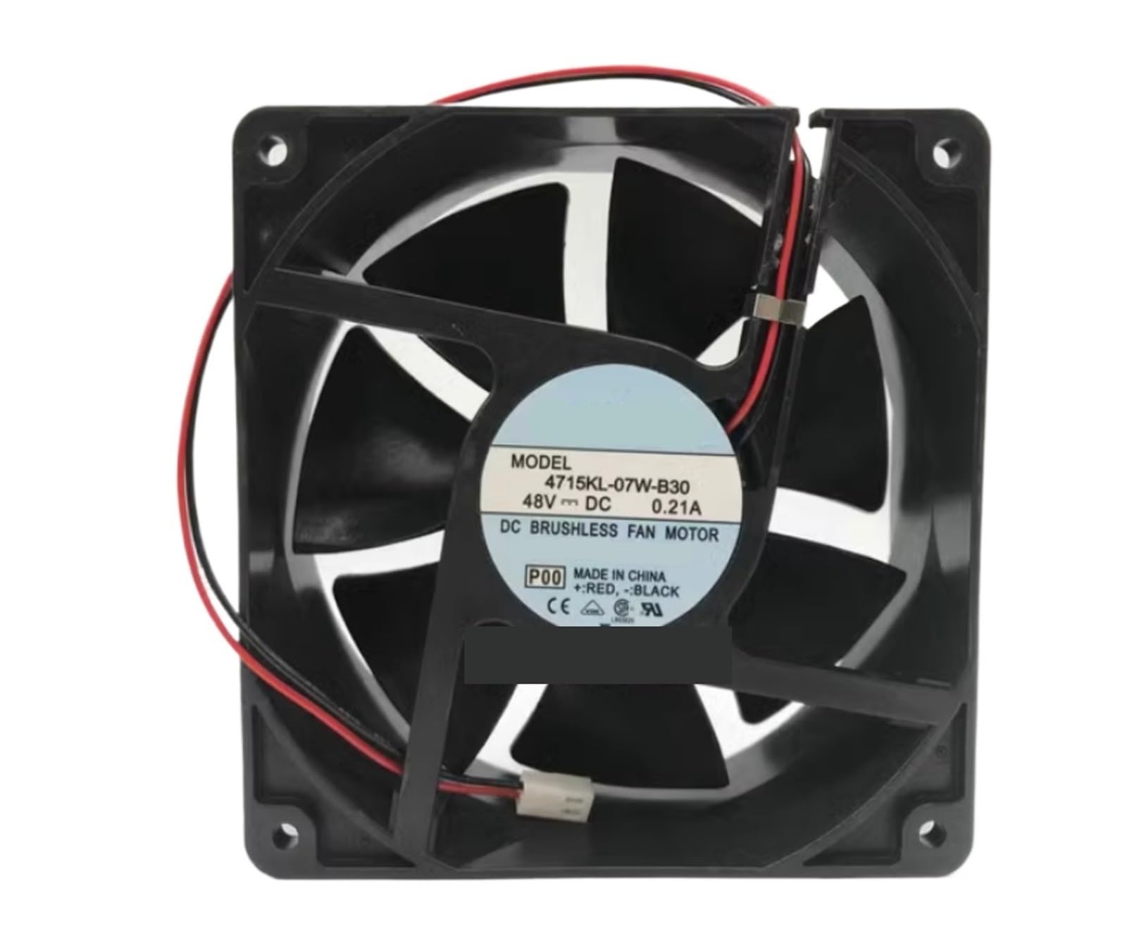 LZIKKGKI 4715KL-07W-B30 DC48V 0.21A 12cm12038 two-wire cooling fan