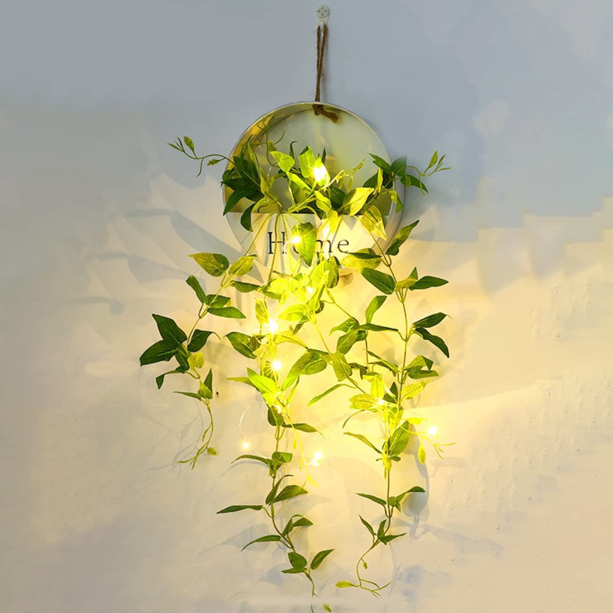 Amazon｜HGJH 壁掛け 造花 フラワーアレンジメント 玄関飾り ドア飾り