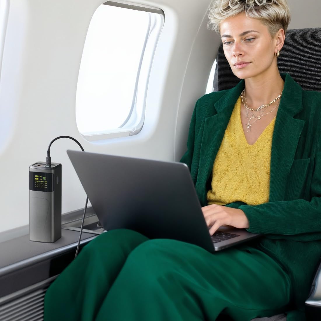 Hama Power Pack „High Power (externer Akku mit 200 Watt Schnellladung, Power Delivery und Quickcharge, 24000 mAh, 2X USB-C, 1x USB-A, Akkuanzeige, kompaktes Reiseformat, Zertifiziert) grau | externer Akku mit 200 Watt, grau, Power Delivery und Quickcharge