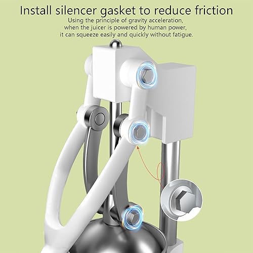 Miniatura 3 de Exprimidor de prensa manual de alta resistencia comercial para todo tipo de cítricos, extracción máxima  Exprimidor de naranja, limón, lima y